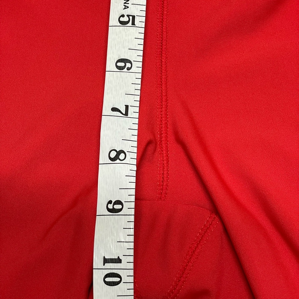 Women's WEAR by Erin Andrews Red Kansas City Chiefs Color Block Leggings Size Lg - Picture 7 of 8